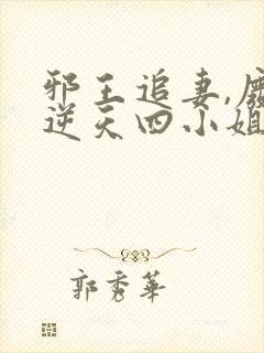 邪王追妻,废材逆天四小姐封面