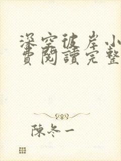 深空彼岸小说免费阅读完整版在线封面