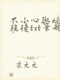 不小心与嫡姐换亲后txt笔趣阁免费阅封面