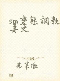 sm变态调教人妻文