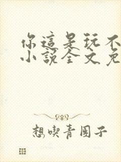 你这是玩不起呀小说全文免费阅读