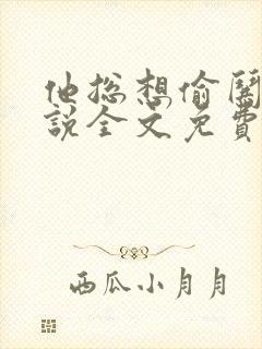 他总想偷哄我小说全文免费阅读