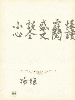 小说盛霆烨初之心全文阅读无弹窗封面