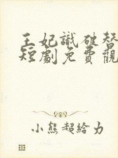 王妃识破替身局短剧免费观看