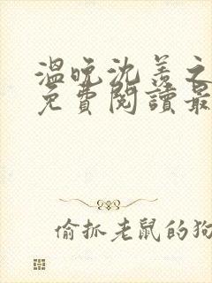 温晚沈羡之全文免费阅读最新章节