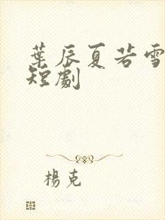 叶辰夏若雪孙怡短剧