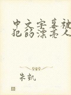 中文字幕被公侵犯的漂亮人妻