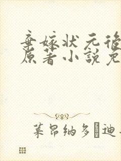 弃嫁状元后小说原著小说免费阅读封面