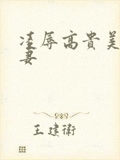 凌辱高贵美丽人妻封面