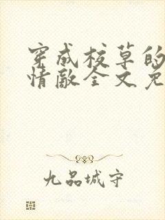 穿成校草的炮灰情敌全文免费阅读封面