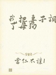 我把妻子调教成了母狗封面