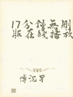 17分钟无删减版在线播放