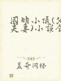 国明小仪(父女夫妻)小说全文免费阅读