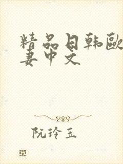 精品日韩欧美人妻中文
