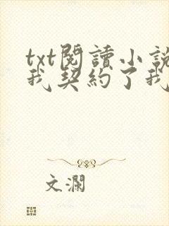 txt阅读小说我契约了我自己