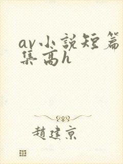 av小说短篇合集高h