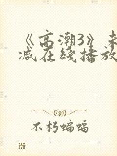 《高潮3》未删减在线播放