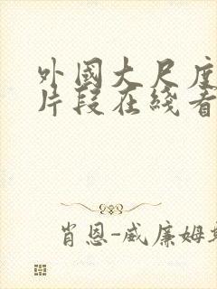 外国大尺度电影片段在线看