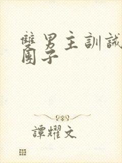 双男主训诫文打团子封面