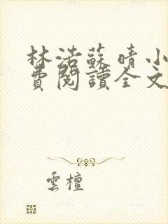 林浩苏晴小说免费阅读全文最新章节