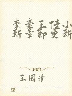 李豪王佳小说最新章节更新内容