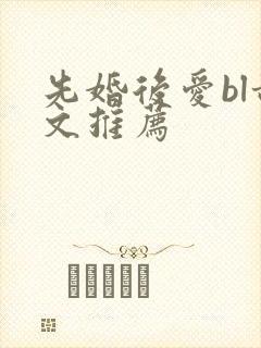 先婚后爱bl甜文推荐