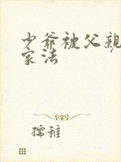 少爷被父亲执行家法