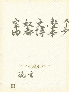 家奴文,整个族内都侍奉少主的小说