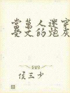 当万人迷穿成总受文的炮灰攻四封面