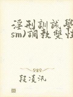 淫刑训诫学校(sm)调教双性