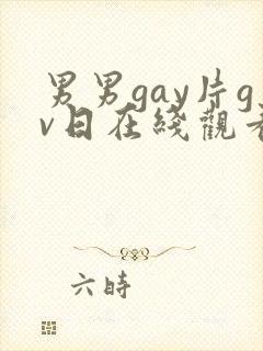 男男gay片gv日在线观看封面