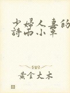 少妇人妻的欲望诗雨小军