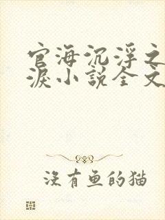 官海沉浮之美人泪小说全文免费