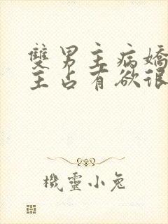 双男主病娇文男主占有欲很强