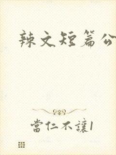 辣文短篇公交车