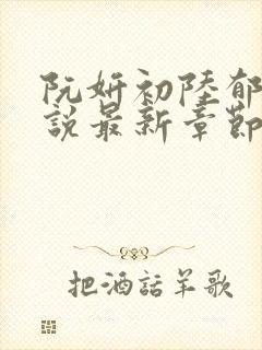 阮妍初陆郁声小说最新章节更新时间