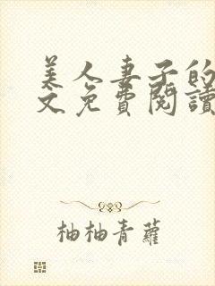 美人妻子的泪全文免费阅读最新章节封面