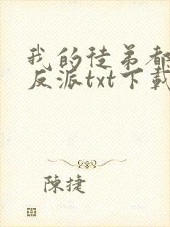 我的徒弟都是大反派txt下载全文