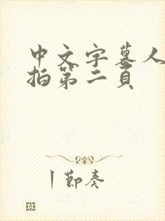 中文字幕人妻偷拍第二页