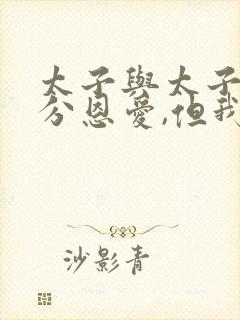 太子与太子妃十分恩爱,但我是太子侧妃