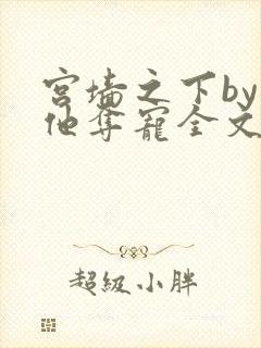 宫墙之下by勾他夺宠全文阅读笔趣阁