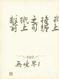 离职之后 我被前上司缠上了短剧