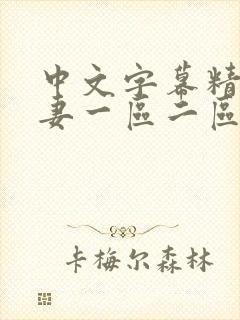 中文字幕精品人妻一区二区三区封面