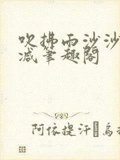 吹拂雨沙沙无删减笔趣阁