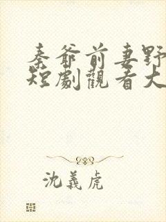 秦爷前妻野又飒短剧观看大结局