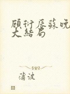 顾衍辰苏晚小说大结局