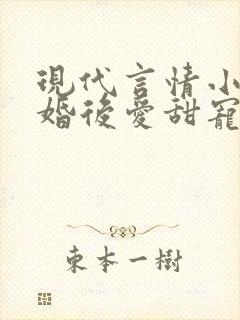 现代言情小说先婚后爱甜宠