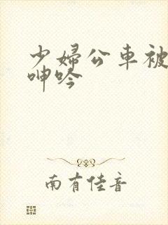 少妇公车被插得呻吟