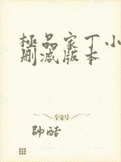 极品家丁小说无删减版本