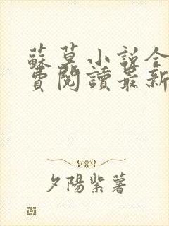 苏莫小说全文免费阅读最新章节